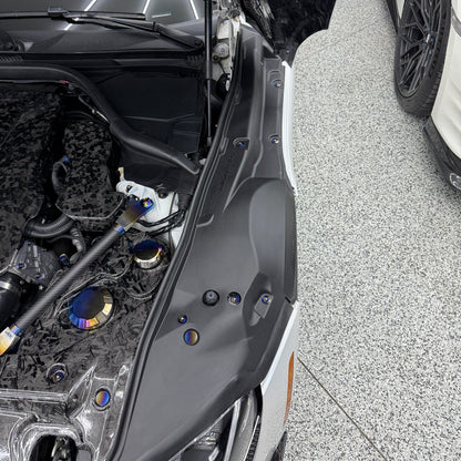 JDC Titanium Fender Plastic Clip Replacement Kit (A90/91 Supra) - Graveyard Performance