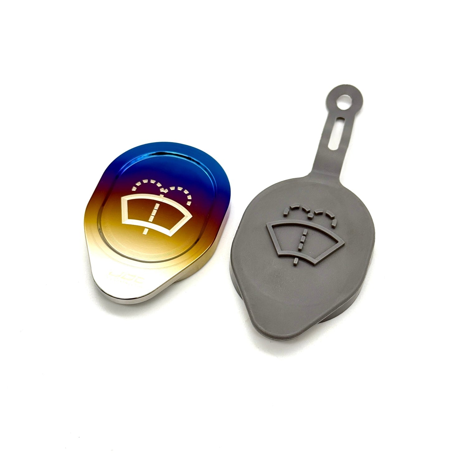 JDC Titanium Washer Fluid Cap | R35 Nissan GT-R, 370Z & Infiniti Models - Graveyard Performance
