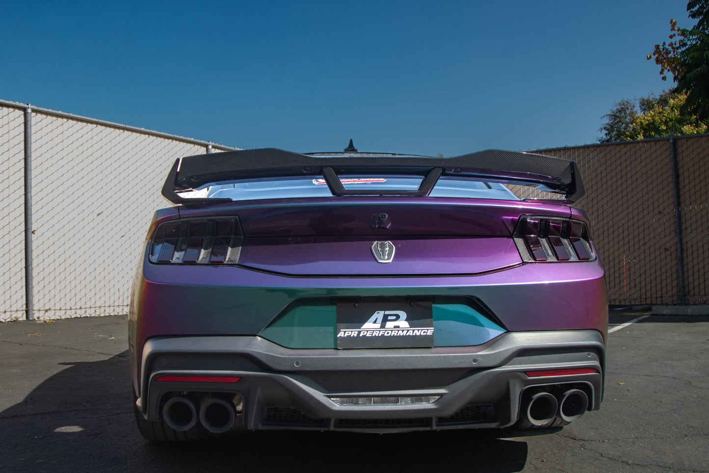APR Performance Ford Mustang S650 Dark Horse Carbon Fiber Spoiler with Gurney 2024 - Current