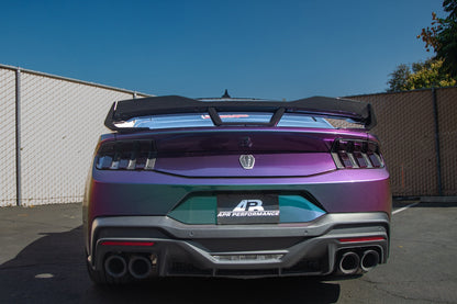 APR Performance Ford Mustang S650 Dark Horse Carbon Fiber Spoiler with Gurney 2024 - Current