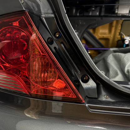 JDC Titanium Taillight Hardware Kit (Evo 7/8/9) - Graveyard Performance