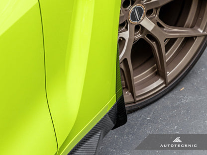 AutoTecknic Carbon Fiber Front Splash Guards - G80 M3 | G82/ G83 M4 - Graveyard Performance