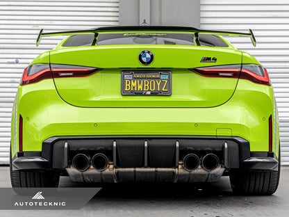 AutoTecknic Dry Carbon Motorsport Rear Spoiler - G80 M3 | G82 M4 - Graveyard Performance