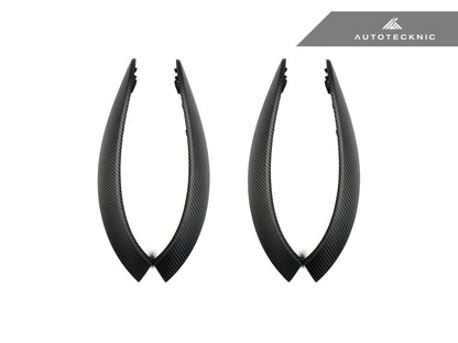 AutoTecknic Carbon Door Grip Handle Trim Set - F30 3-Series | F32 4-Series - Graveyard Performance