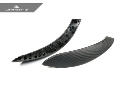AutoTecknic Carbon Door Grip Handle Trim Set - F30 3-Series | F32 4-Series - Graveyard Performance