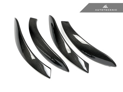 AutoTecknic Carbon Door Grip Handle Trim Set - F30 3-Series | F32 4-Series - Graveyard Performance