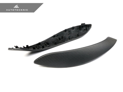 AutoTecknic Carbon Door Grip Handle Trim Set - F30 3-Series | F32 4-Series - Graveyard Performance