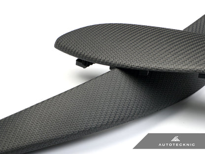 AutoTecknic Carbon Door Grip Handle Trim Set - F30 3-Series | F32 4-Series - Graveyard Performance