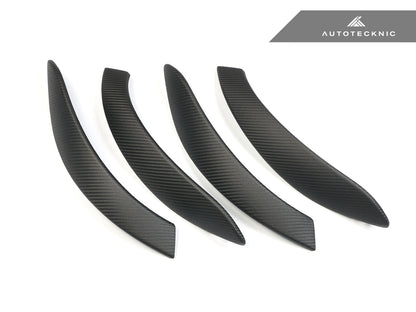 AutoTecknic Carbon Door Grip Handle Trim Set - F30 3-Series | F32 4-Series - Graveyard Performance