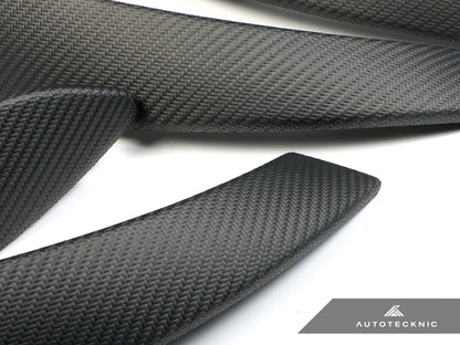 AutoTecknic Carbon Door Grip Handle Trim Set - F30 3-Series | F32 4-Series - Graveyard Performance