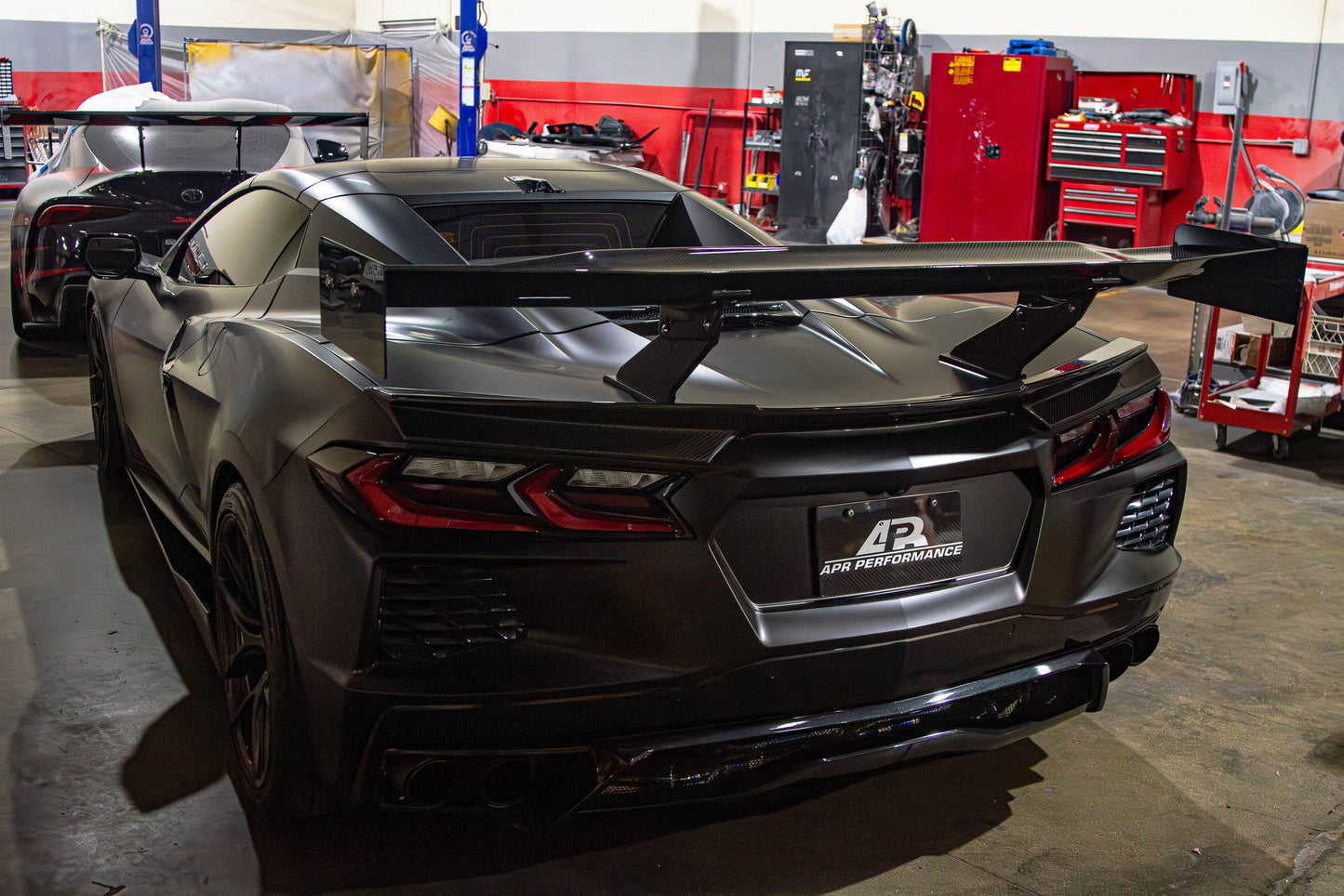 APR Performance Chevrolet Corvette C8 Convertible GTC500 Carbon Fiber Adjustable Wing