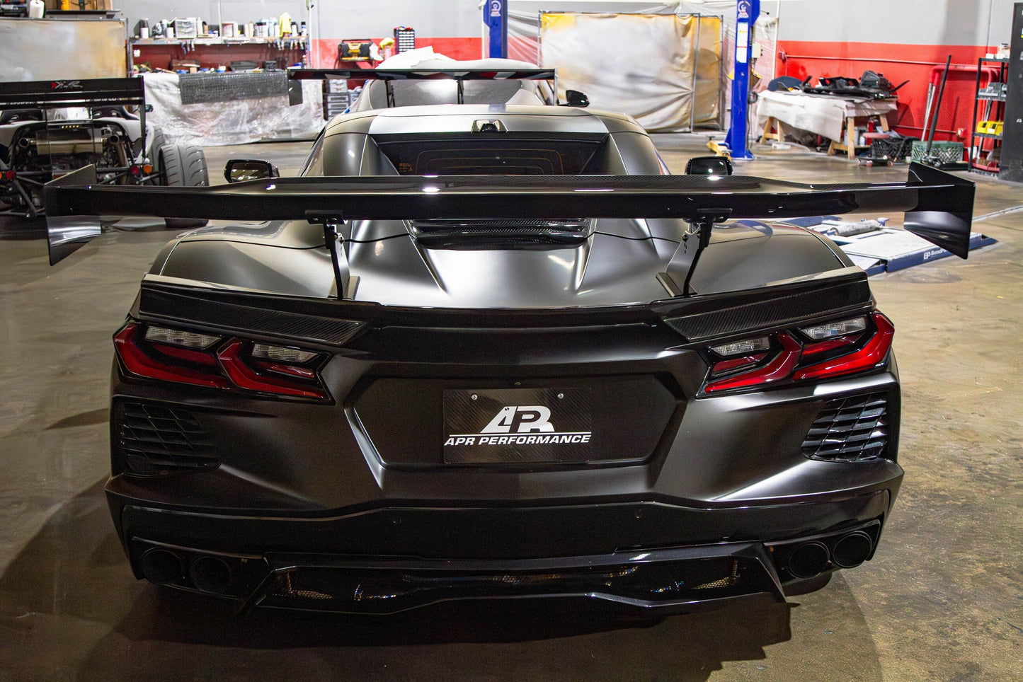 APR Performance Chevrolet Corvette C8 Convertible GTC500 Carbon Fiber Adjustable Wing