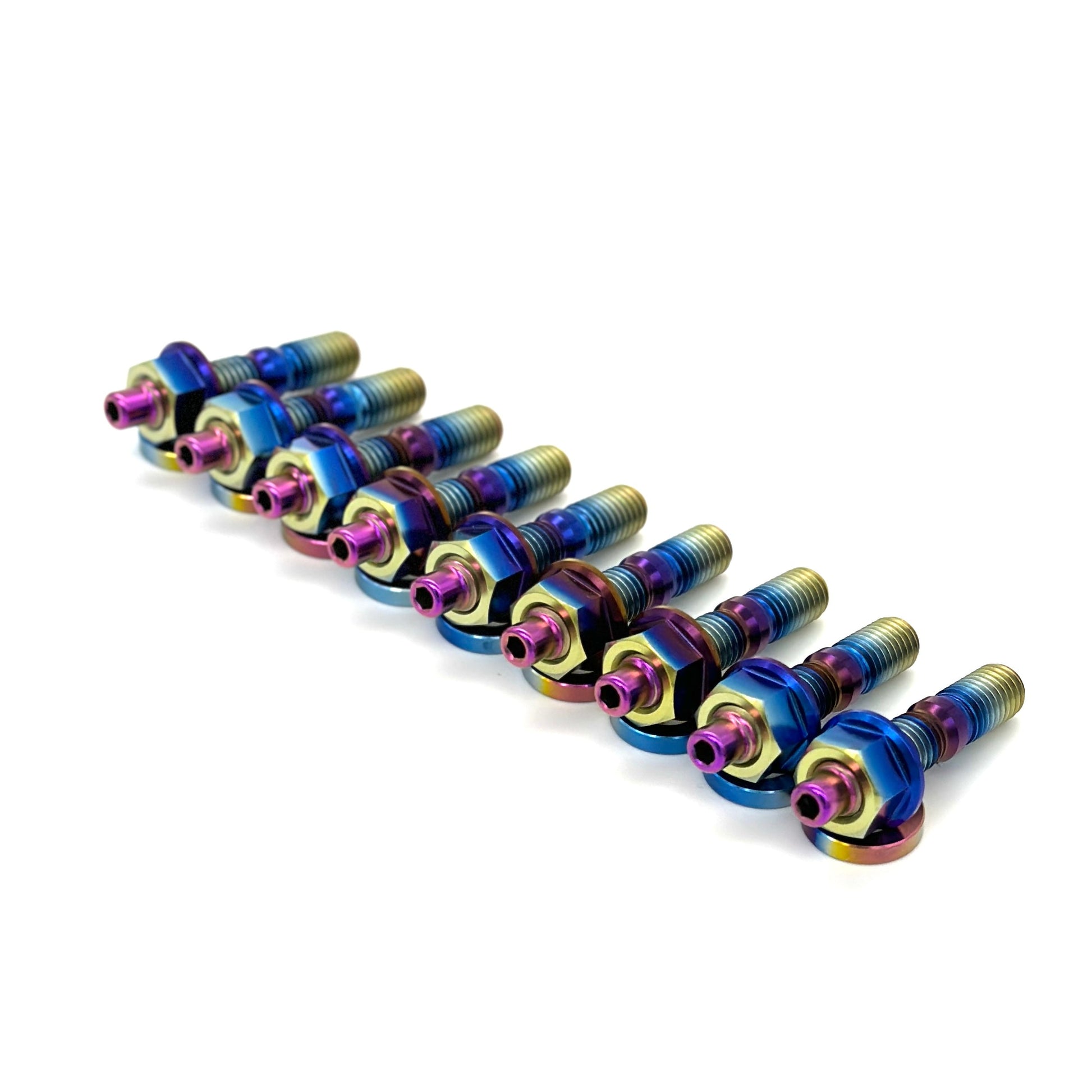 JDC Titanium Stud Sets M8/M10 (Universal) - Graveyard Performance