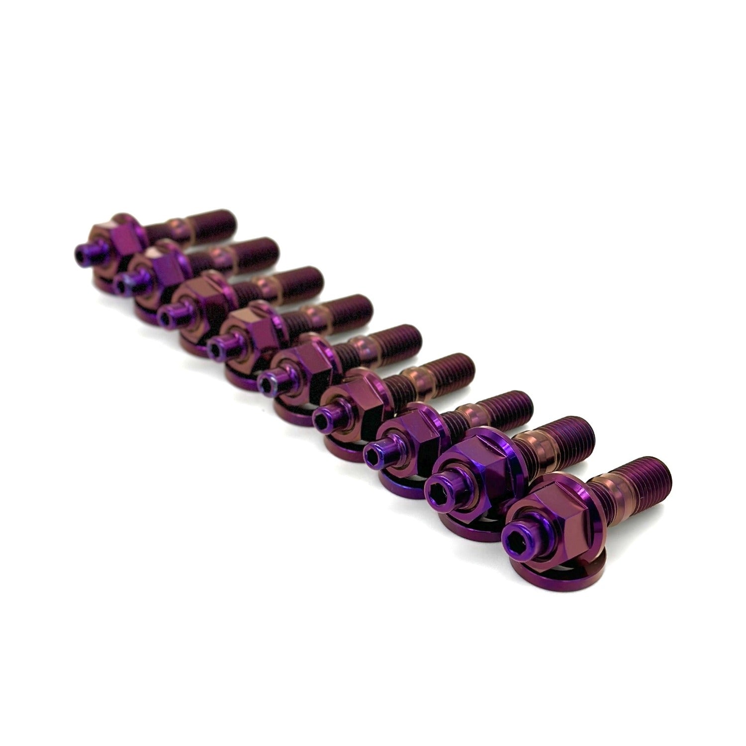 JDC Titanium Exhaust Manifold Stud Kit | Evo 1–9 / 2G DSM - Graveyard Performance