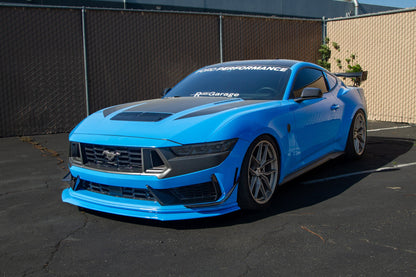 APR Performance Ford Mustang S650 Carbon Fiber Dark Horse Front Bumper Canards 2024 - Current (does not fit GT Bumper)