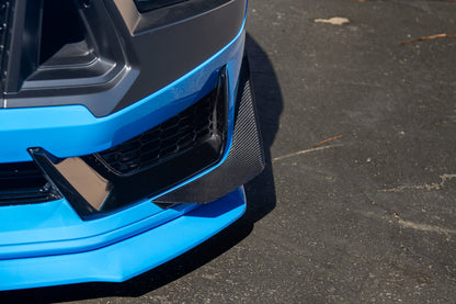 APR Performance Ford Mustang S650 Carbon Fiber Dark Horse Front Bumper Canards 2024 - Current (does not fit GT Bumper)