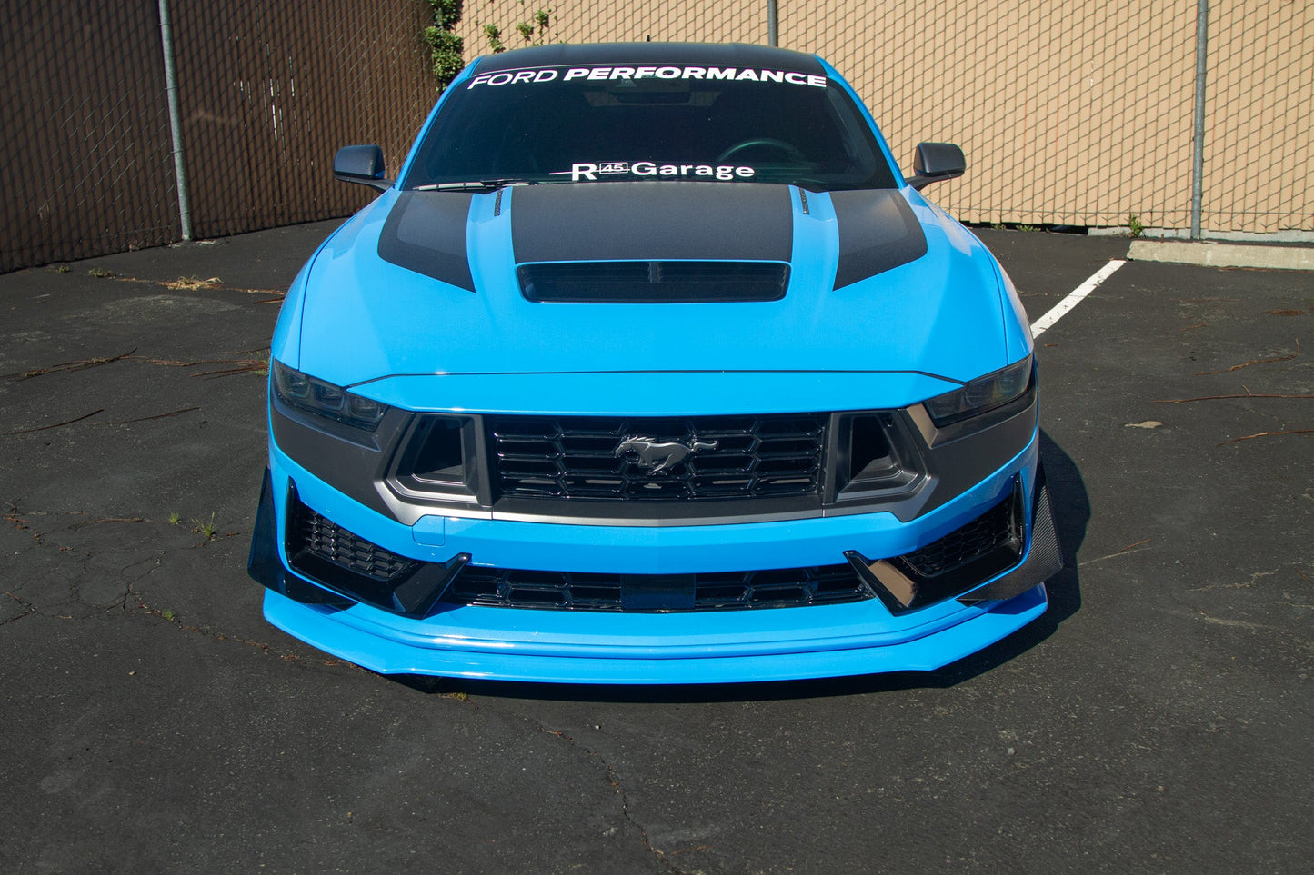 APR Performance Ford Mustang S650 Carbon Fiber Dark Horse Front Bumper Canards 2024 - Current (does not fit GT Bumper)