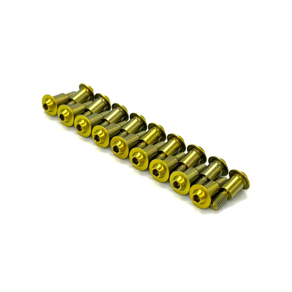 JDC Titanium Valve Cover Hardware Replacement Kit (Evo X) - Graveyard Performance