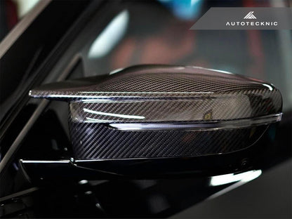 AutoTecknic Dry Carbon Fiber Mirror Covers - G20 M340I LCI | G22 M440I LCI - Graveyard Performance