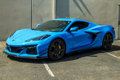 Chevrolet Corvette C8 Z06/ E Ray/ ZR1 Carbon Fiber Front Bumper Canards
