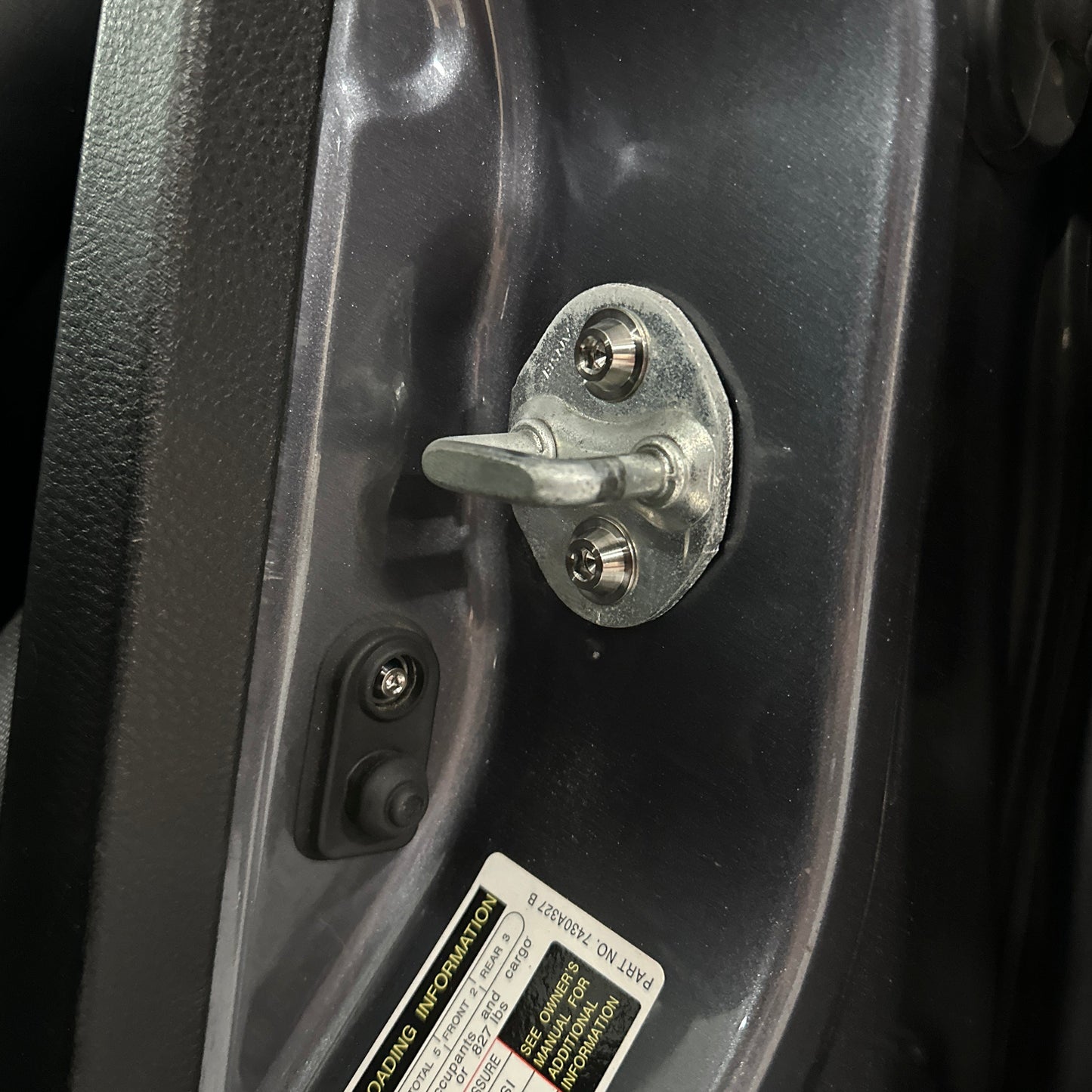 JDC Titanium Interior Door Hardware Kit (Evo 8/9) - Graveyard Performance