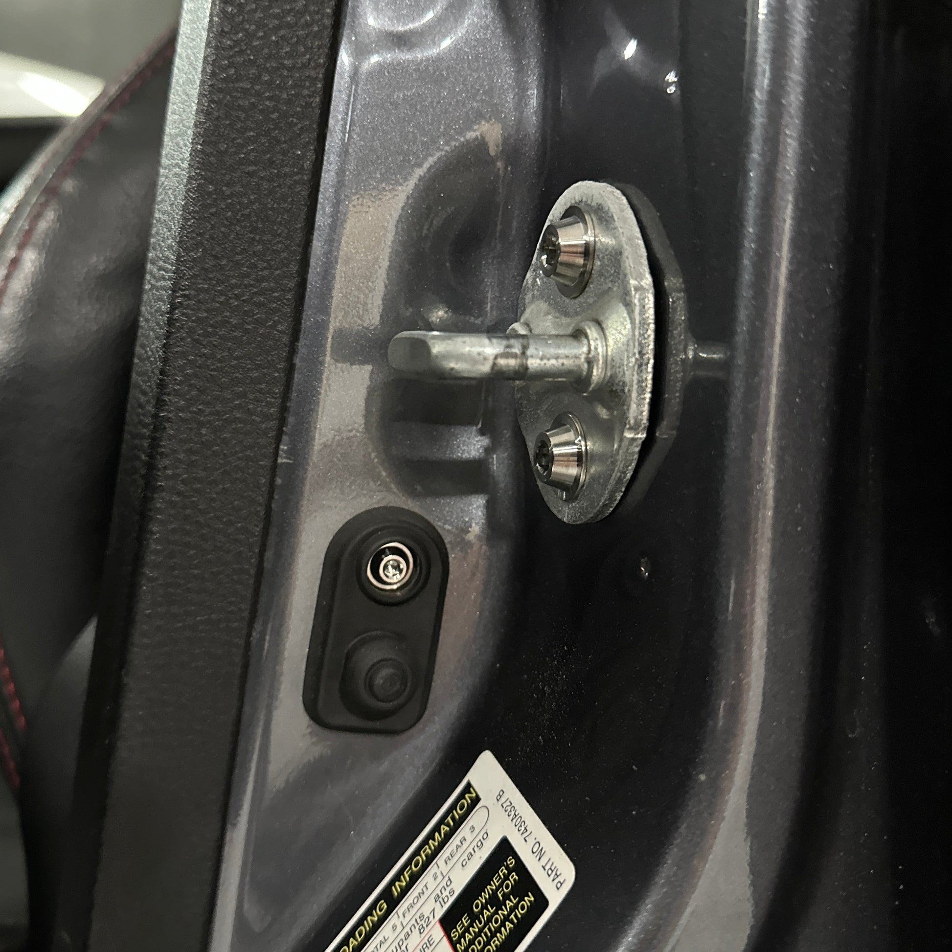 JDC Titanium Interior Door Hardware Kit (Evo 8/9) - Graveyard Performance
