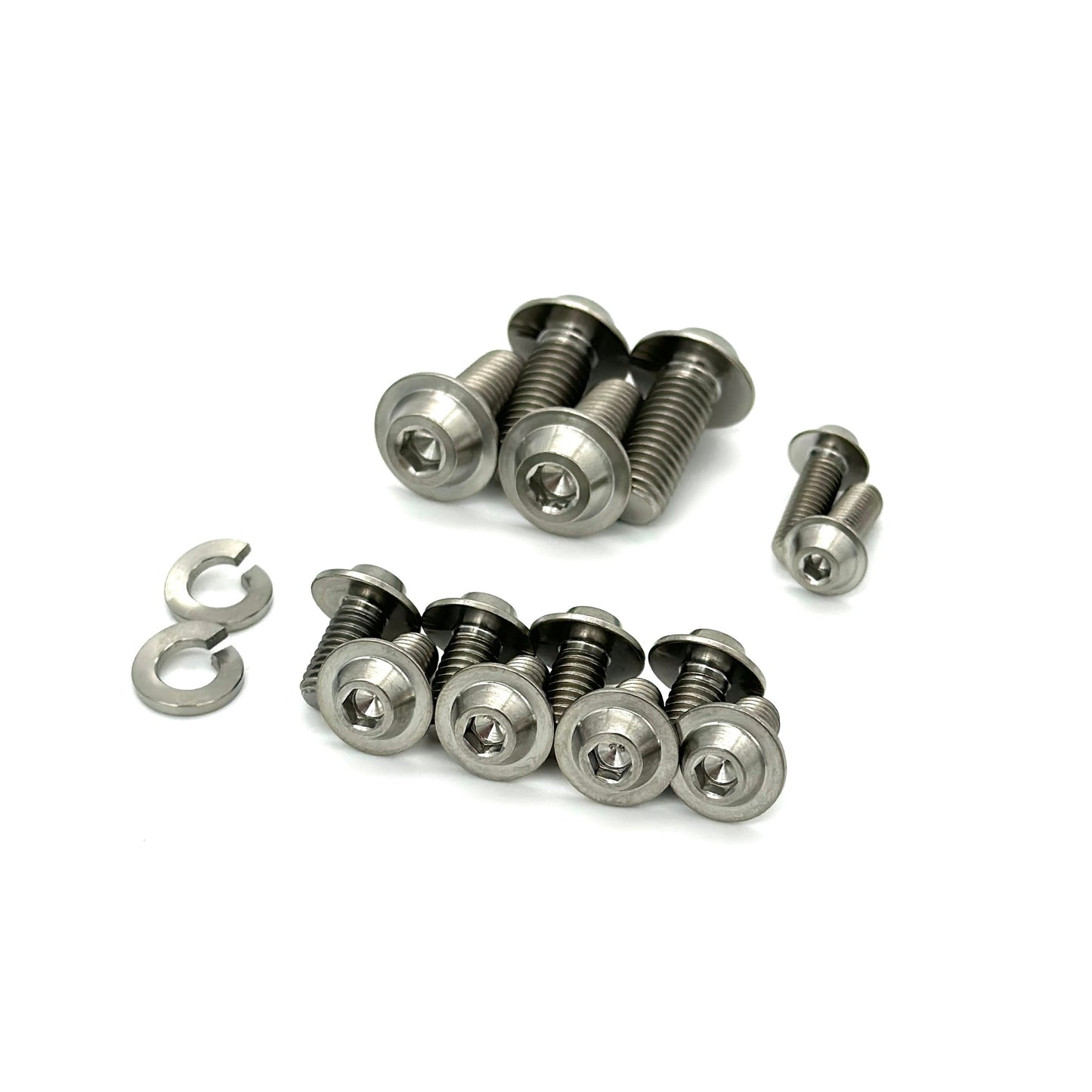 JDC Titanium Interior Door Hardware Kit (Evo 8/9) - Graveyard Performance