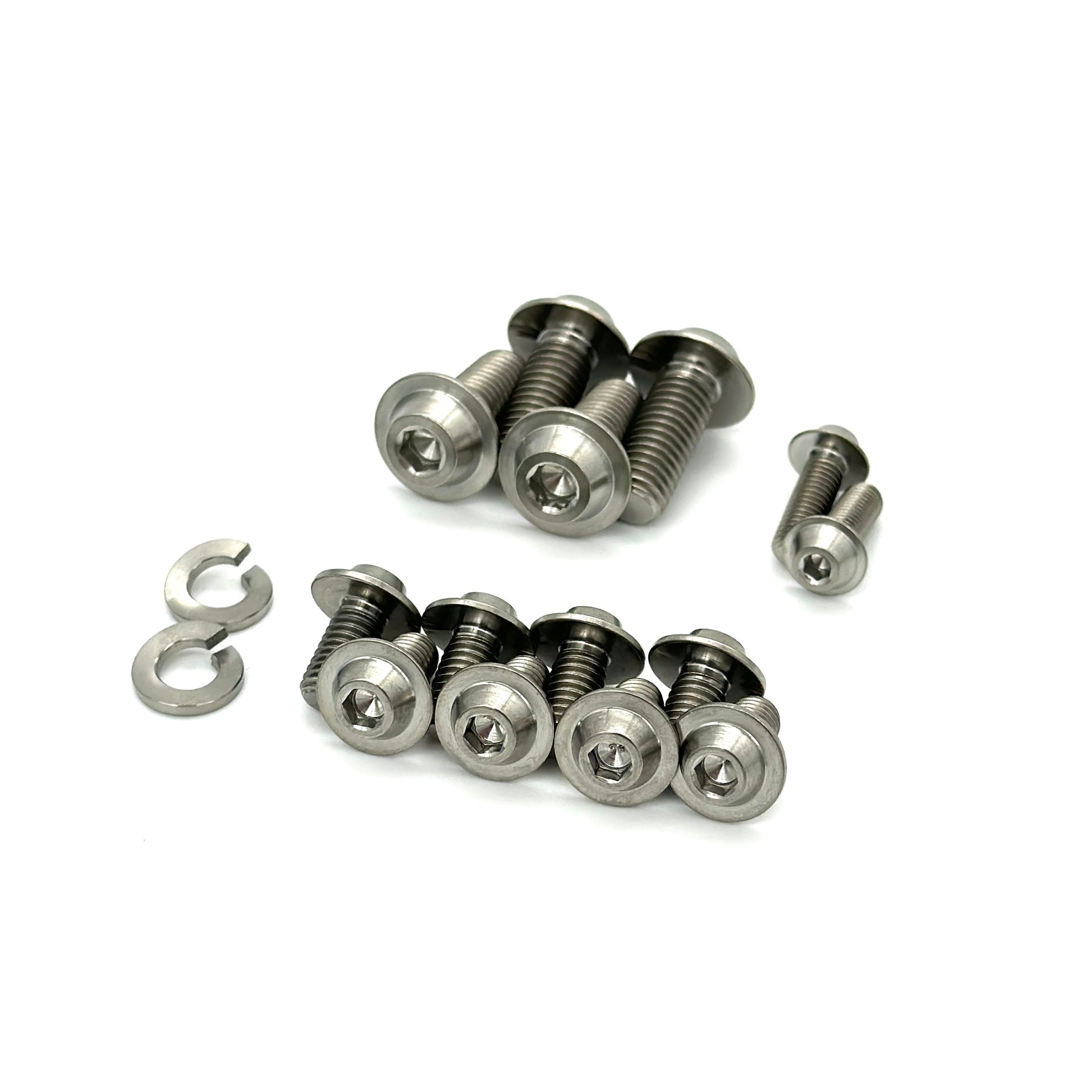 JDC Titanium Interior Door Hardware Kit (Evo 8/9) - Graveyard Performance