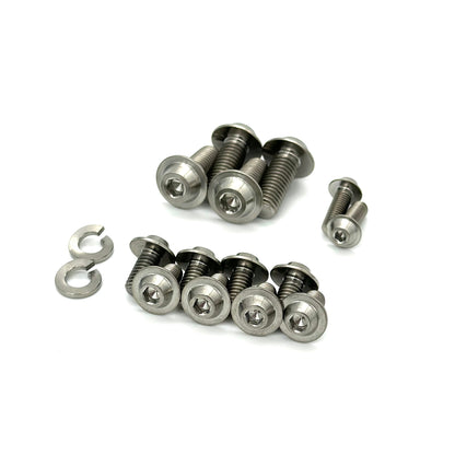 JDC Titanium Interior Door Hardware Kit (Evo 8/9) - Graveyard Performance