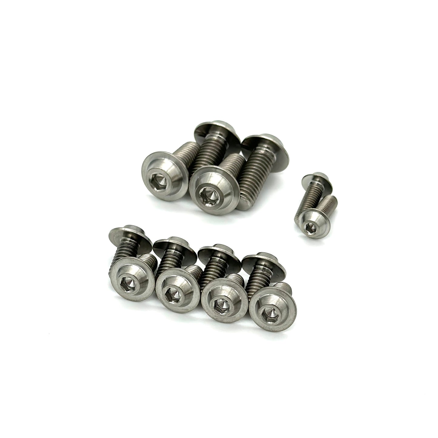 JDC Titanium Interior Door Hardware Kit (Evo 8/9) - Graveyard Performance