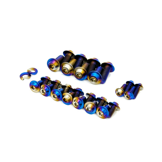 JDC Titanium Interior Door Hardware Kit (Evo 8/9) - Graveyard Performance