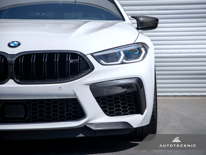 AutoTecknic Replacement Dry Carbon Grille Surround - F9X M8 - Graveyard Performance