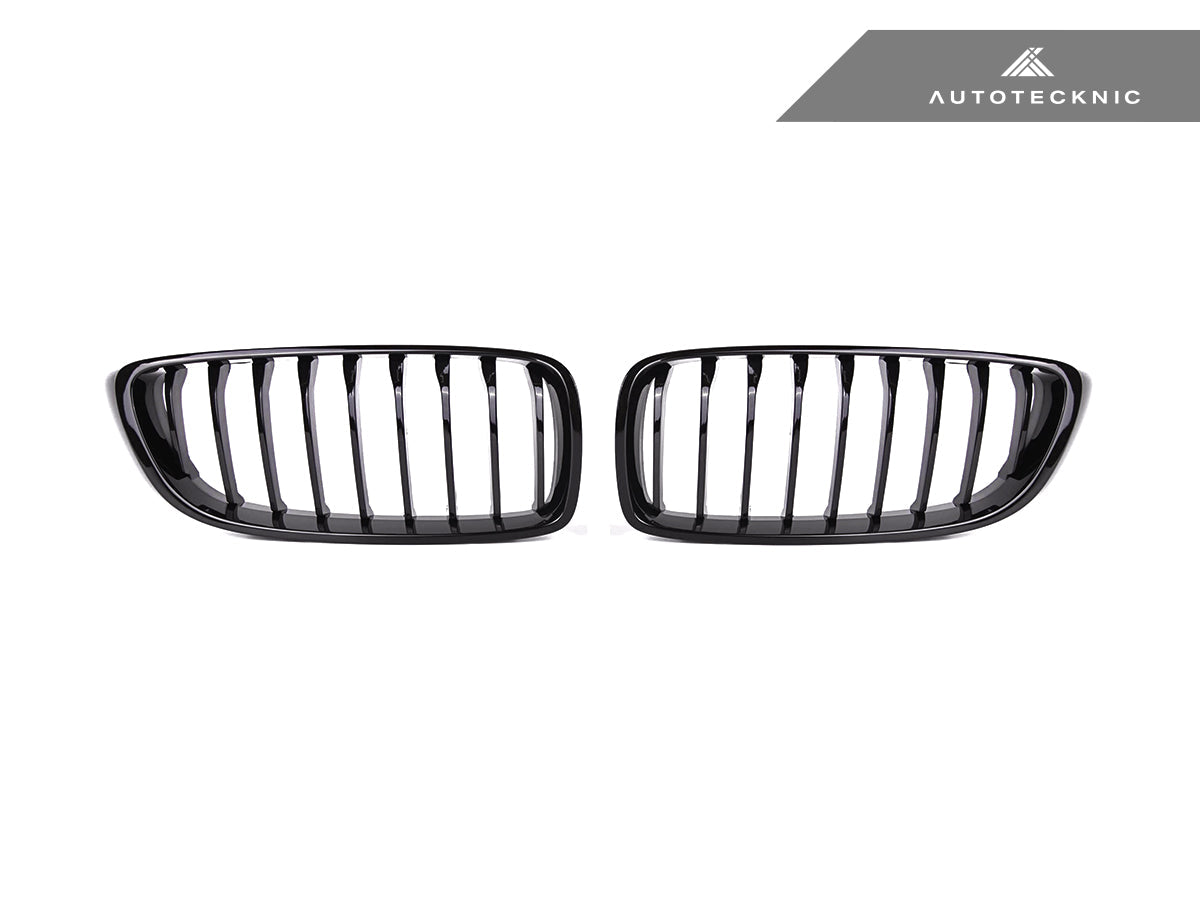 AutoTecknic Gloss Black Front Grille Set - F32/ F36 4-Series - Graveyard Performance