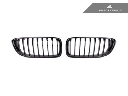 AutoTecknic Gloss Black Front Grille Set - F32/ F36 4-Series - Graveyard Performance