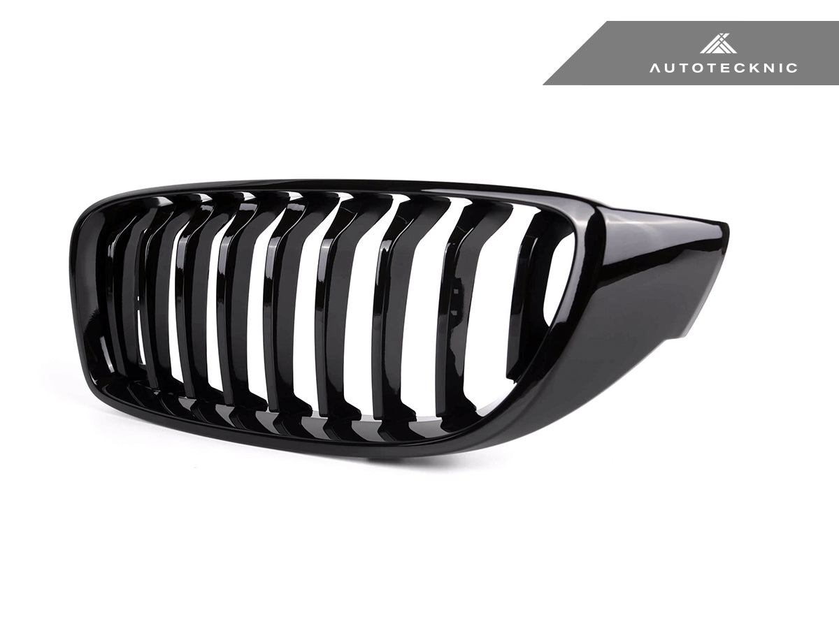 AutoTecknic Gloss Black Front Grille Set - F32/ F36 4-Series - Graveyard Performance
