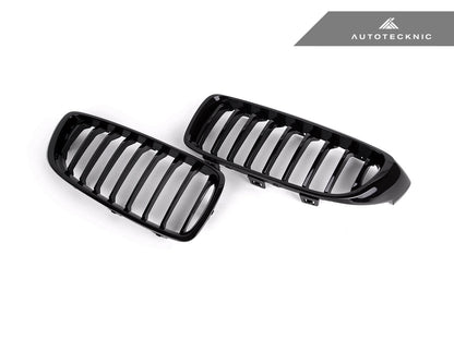 AutoTecknic Gloss Black Front Grille Set - F32/ F36 4-Series - Graveyard Performance