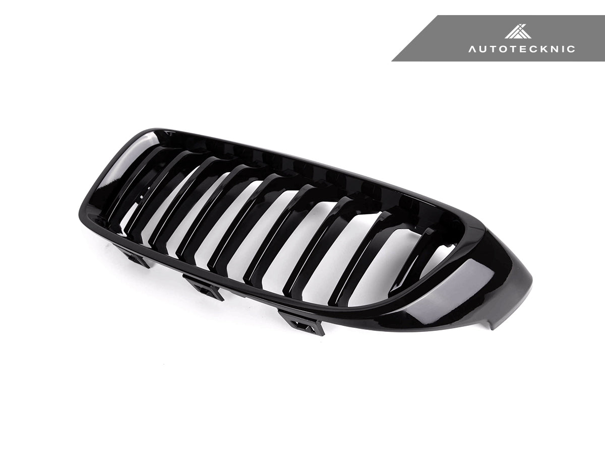 AutoTecknic Gloss Black Front Grille Set - F32/ F36 4-Series - Graveyard Performance