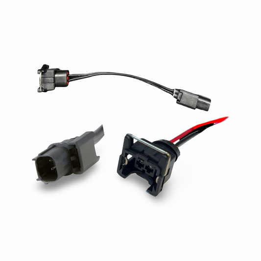 Alpha Injection Clinic Jetronic Ev1 to 12-15 Civic Si Plug Adapters - Graveyard Performance