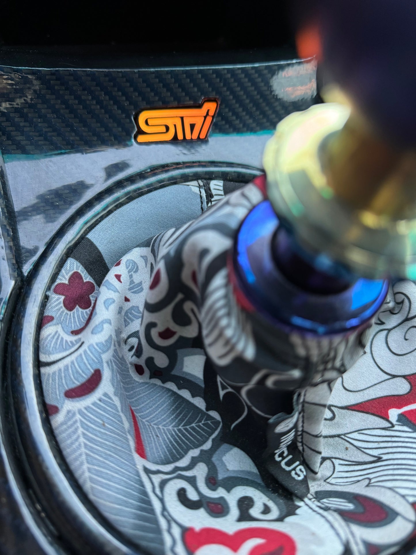 Lit Logos STI Shifter Trim Badge | 2008-2021 STI