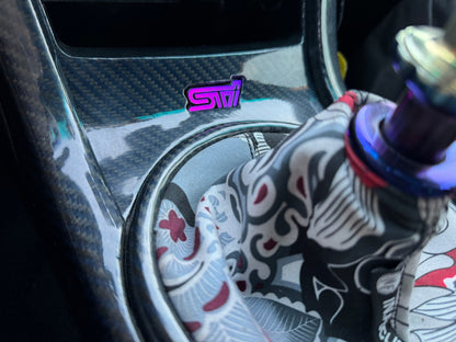 Lit Logos STI Shifter Trim Badge | 2008-2021 STI