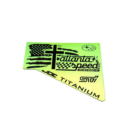 JDC Titanium Fuse Box Cover | 2008-2021 Subaru WRX/STi