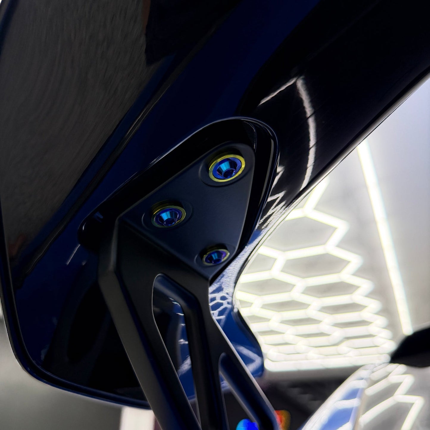 JDC Titanium Wing Mounting Hardware (2023+ FL5 Civic Type R) - Graveyard Performance