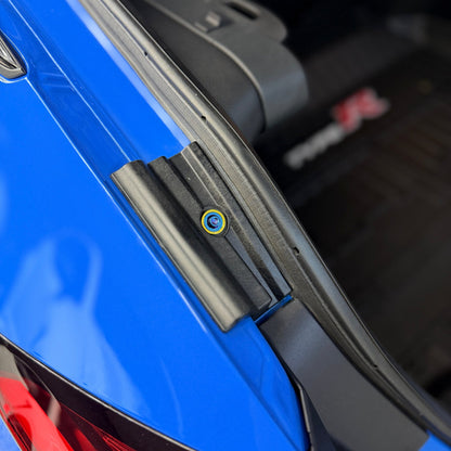 JDC Titanium Trunk Bump Stop Hardware (2023+ FL5 Civic Type R) - Graveyard Performance