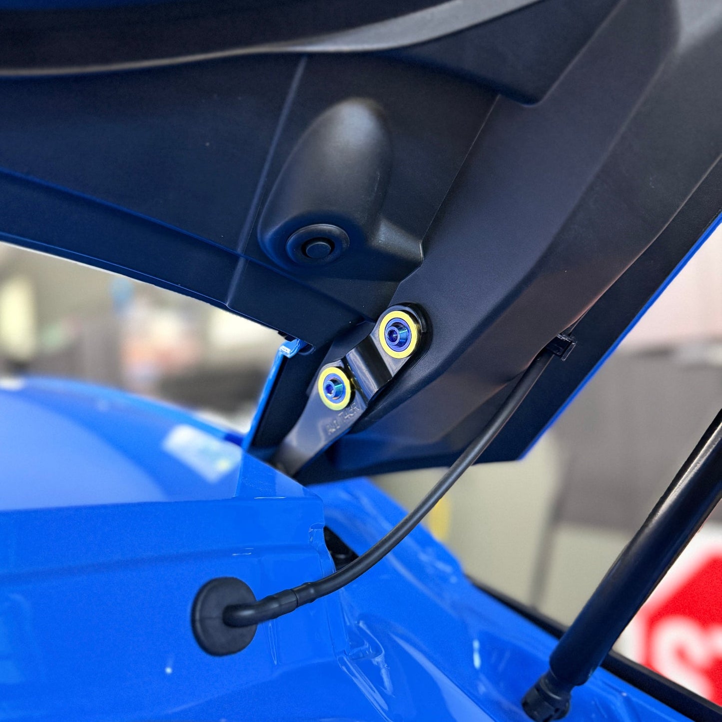 JDC Titanium Trunk Mounting Bracket Hardware (2023+ FL5 Civic Type R) - Graveyard Performance