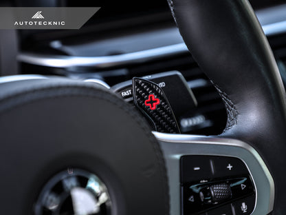 AutoTecknic Carbon Fiber Pole Position Shift Paddles - G30 5-Series - Graveyard Performance