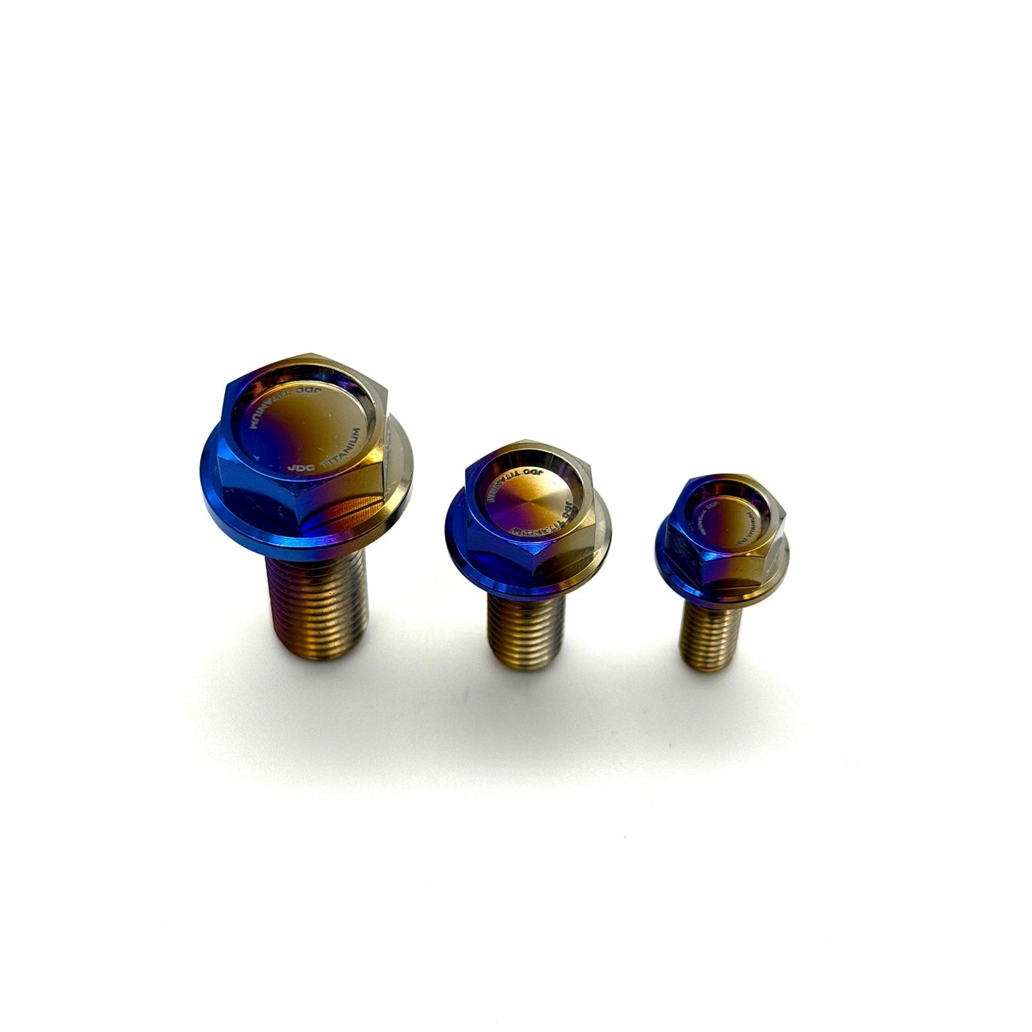 JDC Titanium Flush-Fit Hex Flange Bolts - Graveyard Performance