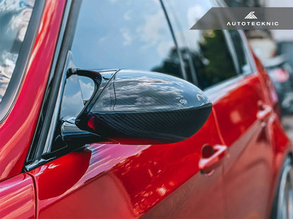 AutoTecknic Replacement Version II Dry Carbon Mirror Covers - E9X M3 | E82 1M - Graveyard Performance