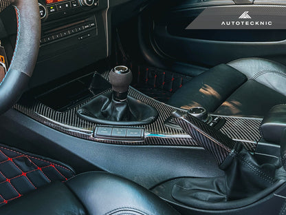 AutoTecknic Replacement Carbon Fiber Interior Center Console - E90 M3 | E92 M3 | E93 M3 - Graveyard Performance