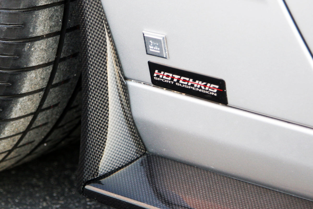 APR Performance Chevrolet Corvette C6 Z06 Carbon Fiber Side Rocker Extensions/ Side Skirt (Fits Z06 and Grand Sport)