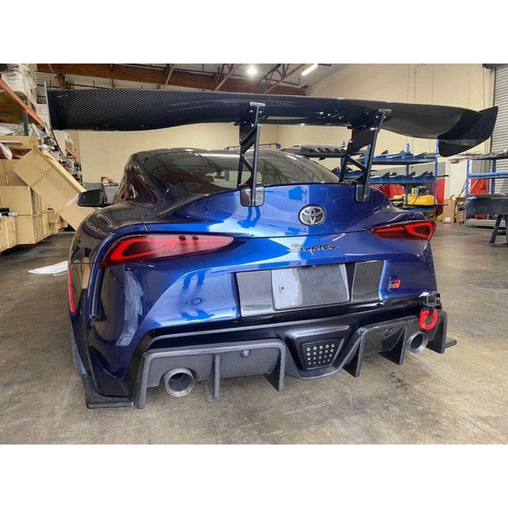 APR Performance Carbon Fiber Toyota Supra A90 License Plate Backing 2020-2023